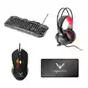 Set Combo Kit Gamer 4 En 1 Wesdar Chiropter Km12