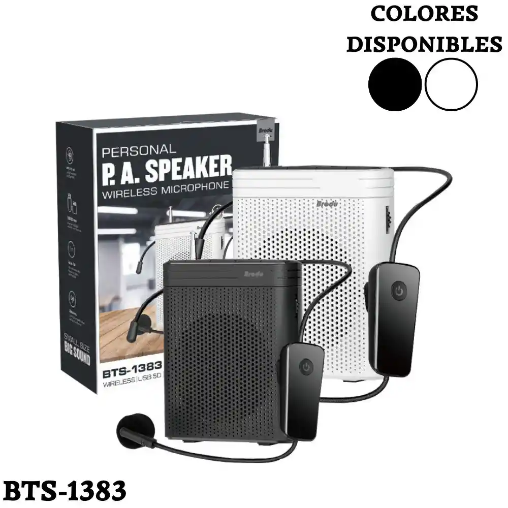 Radio Parlante Con Perifoneo Brodu Bts-1383