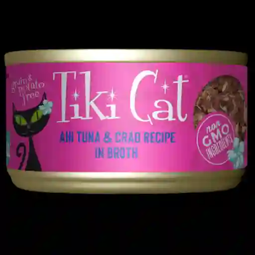 Tiki Cat Grill - Atun Y Cangrejo En Caldo - Lata X 80 Gr