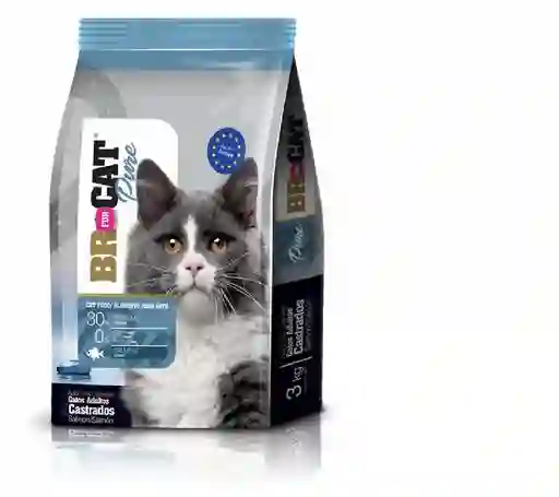 Br For Cat Pure Gato Castrado Salmon X 1 Kg