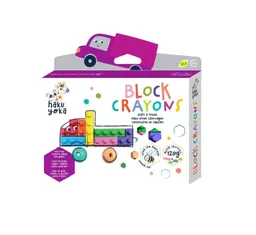 Crayones Motricidad En Bloques Forma Camión Para Niños