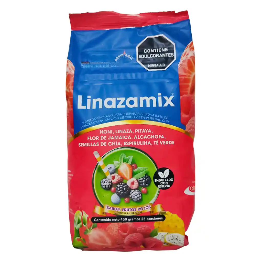 Linaza Mix Sabor Frutos Rojos 450g Colon Cleanser