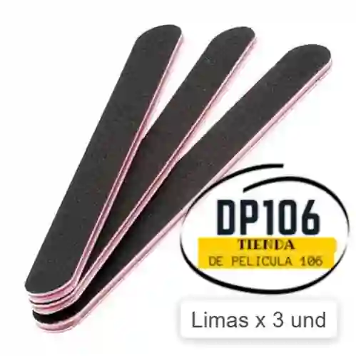 Limas Para Uñas X 3 Und