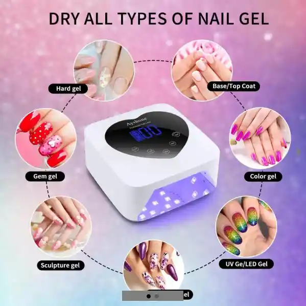 Lampara De Uñas L110 Inalambrica 72w