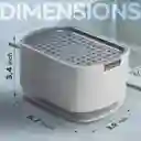 Dispensador De Jabón De Cocina Con Soporte De Esponja