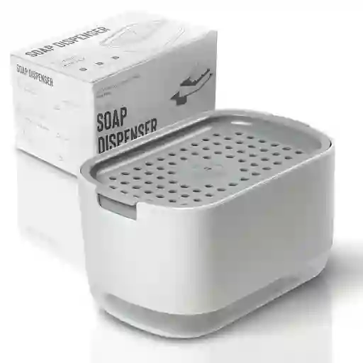 Dispensador De Jabón De Cocina Con Soporte De Esponja