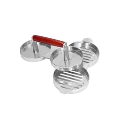 Prensa Doble Para Hamburguesas De Aluminio
