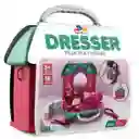 Juguete Villa Play House Mini Estudio De Belleza En Una Casa Maleta