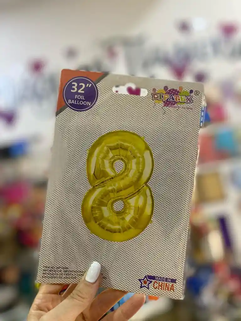 Globo De Número Grande