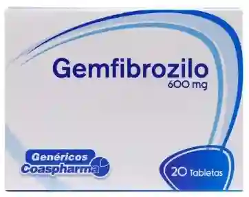 Gemfibrozilo 600 Mg X Caja 20 Tabletas