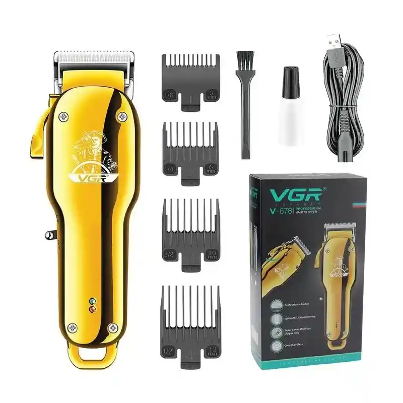 Maquina Cortadora De Pelo Peluquera Afeitadora Vgr V-678