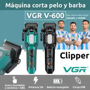 Máquina De Cortar Pelo Profesional Vgr V-600