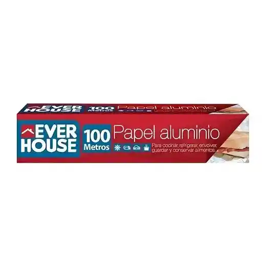 Everhouse Papel Aluminio 100 Mts