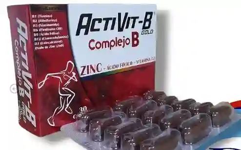 Activit- B Gold (complejo, Zinc+ Acido Folico+ Vitamina D3) Caja