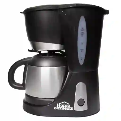 Cafetera Electrica 10 Tazas Home Elements Jarra En Acero