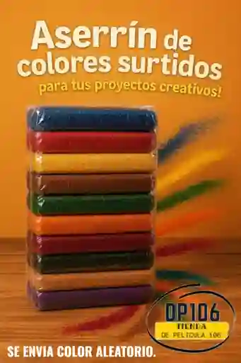 Aserrín Manualidad Escolar Colores Surtidos X 1 Und
