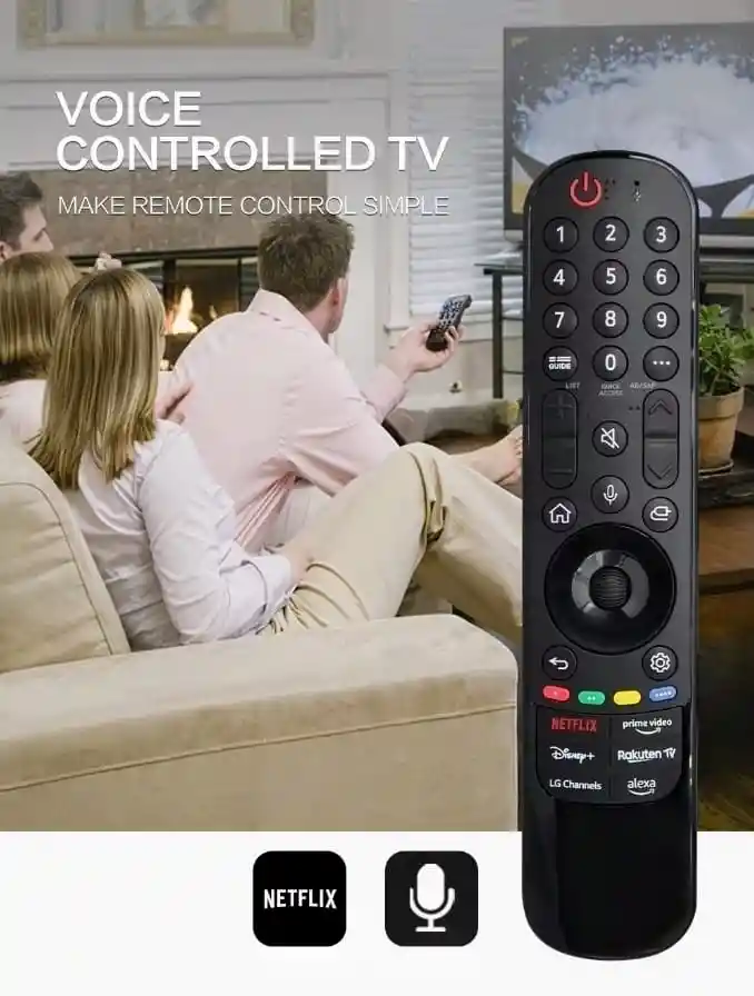 Control Remoto Lg Mágico Mr24ga 2024 Tv Smart Oled Con Función De Voz Y Puntero