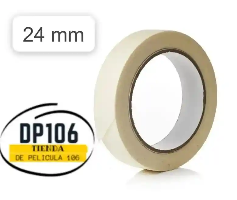 Cinta De Enmascarar 24 Mm X 20 Metros