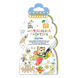 Libro De Pintura Mágica Aventura Borrable Para Niños