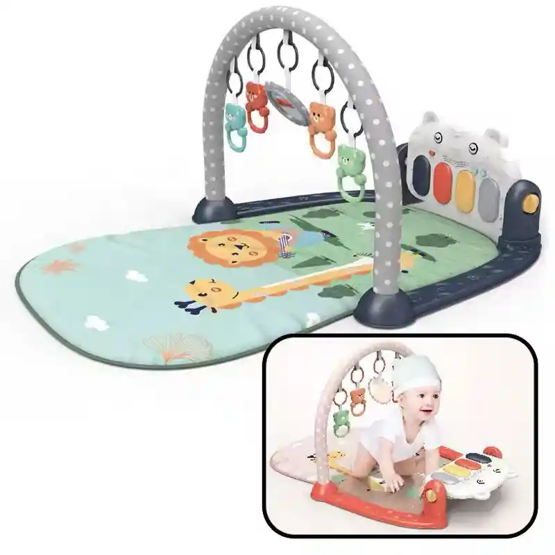 Gimnasio De Piano Musical Para Bebes Nuevo Gris