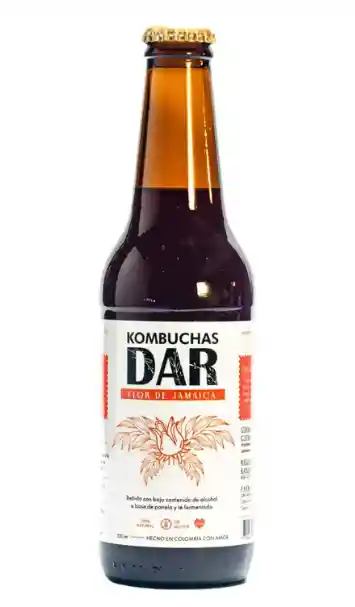 Kombucha Dar Flor De Jamaica 330 Ml