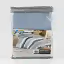 Duvet Fenissa Sencillo Azul Oscuro 100% Microfibra