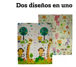 Tapete Para Bebé Plegable Doble Faz Grande De 2m X 180m