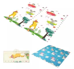 Tapete Para Bebé Plegable Doble Faz Grande De 2m X 180m