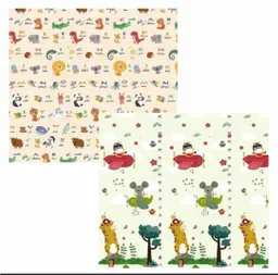 Tapete Para Bebé Plegable Doble Faz Grande De 2m X 180m