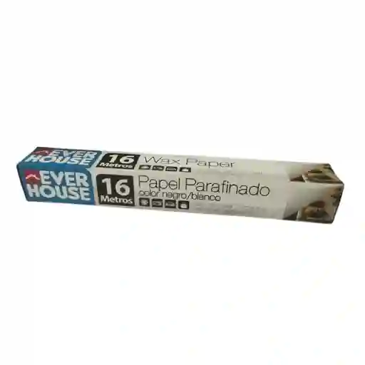 Everhouse Papel Parafinado Negro-blanco 16 Mts