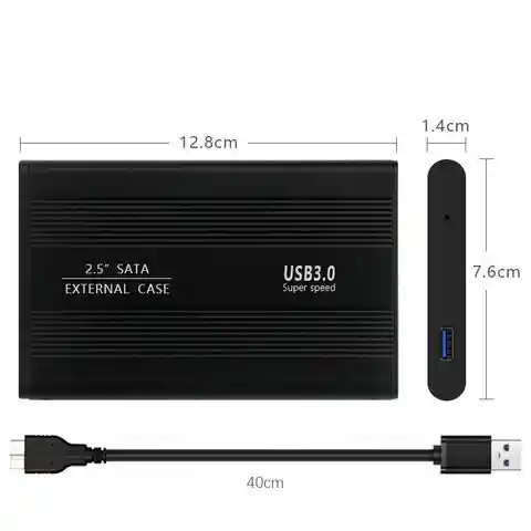 Caja Disco Duro Externa Hdd Ssd 2.5'' Plugplay Sata Usb 3.0