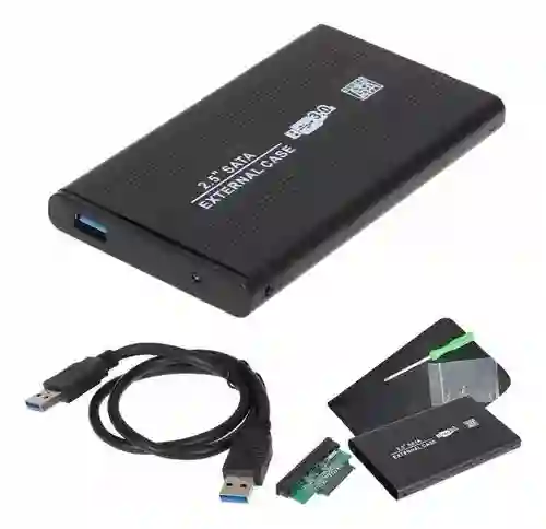Caja Disco Duro Externa Hdd Ssd 2.5'' Plugplay Sata Usb 3.0