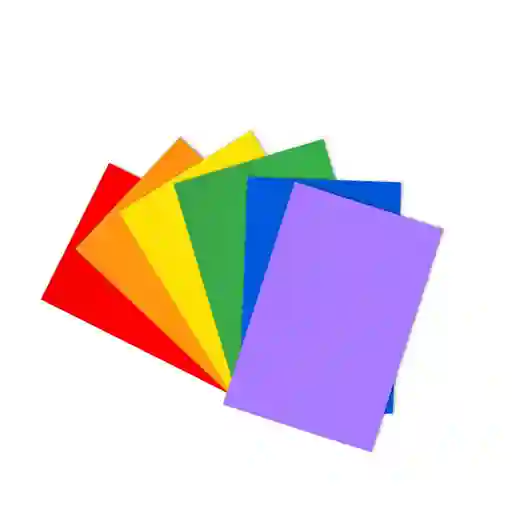 Foamy Colores Surtidos Offi-esco Foami Octavo Paquete X10 Unidades