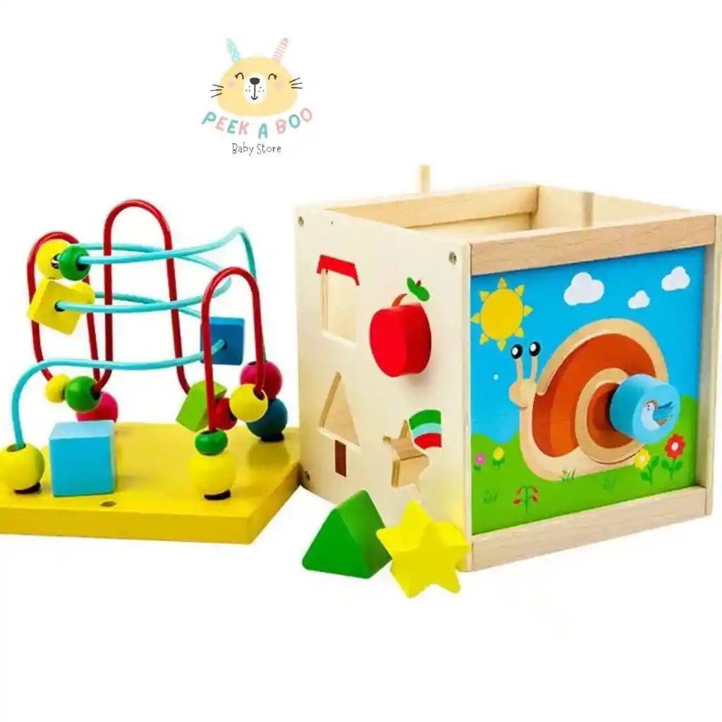 Cubito Montessori Sensorial Para Bebe Nuevo