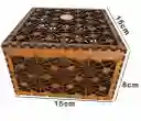 Caja De Madera Cuadrada Decorativa 3