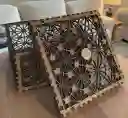 Caja De Madera Cuadrada Decorativa 3