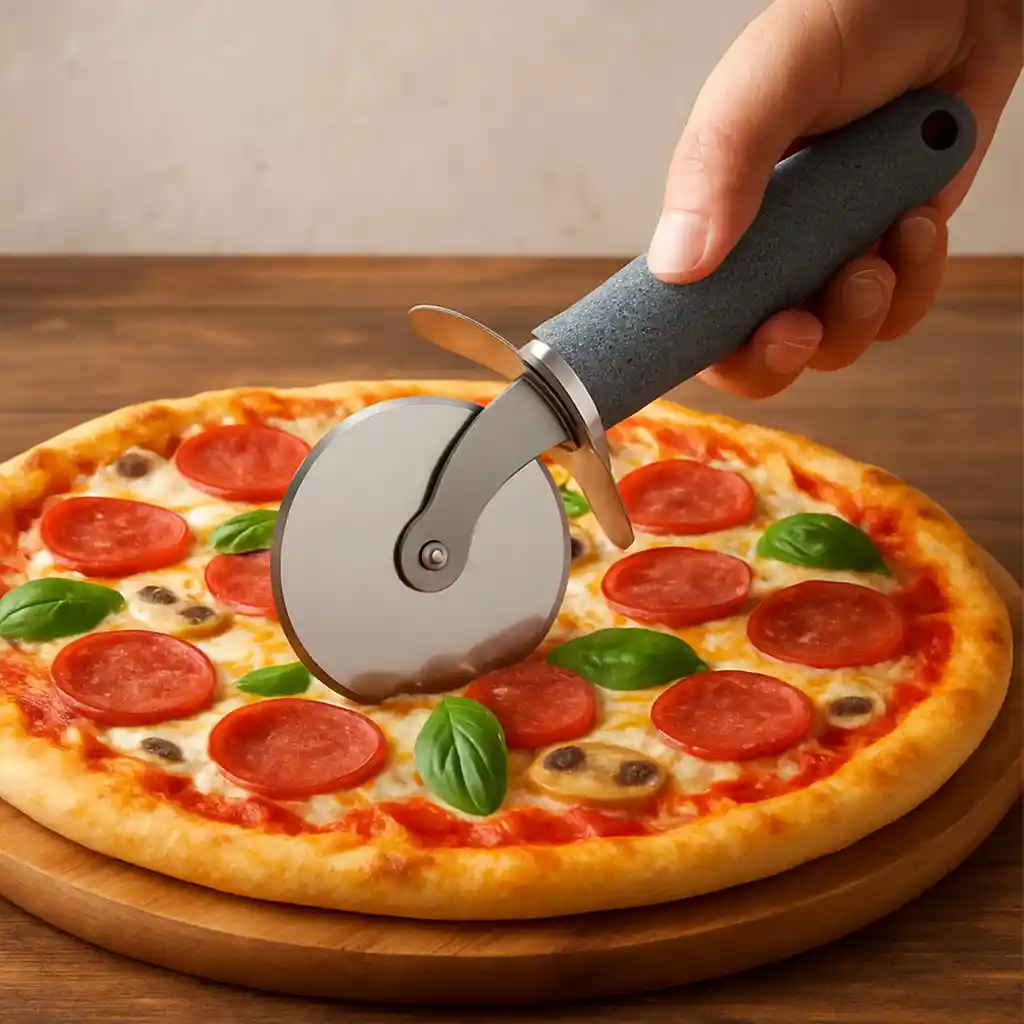 Cortador De Pizza Acero Inox 7.5cm Mango Antideslizante Ergo
