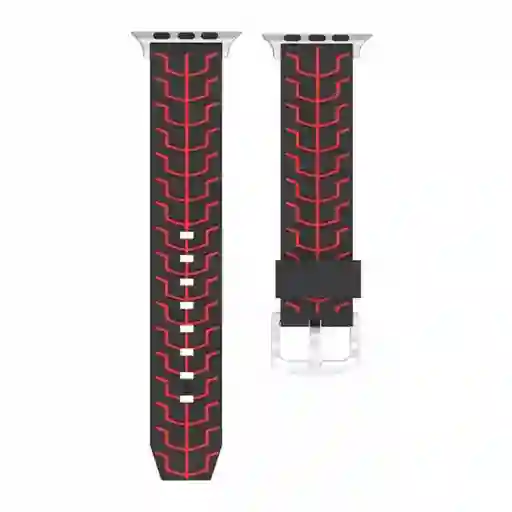 Correa Apple Watch Goma Rojo 42mm, 44mm, 45mm, 49mm