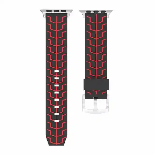 Correa Apple Watch Goma Rojo 42mm, 44mm, 45mm, 49mm