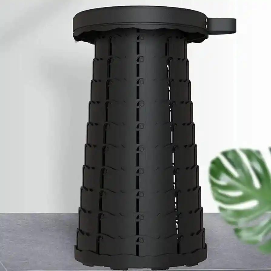 Silla Plegable Redonda Butaca Retráctil Resistente Camping