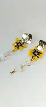 Arete Flor Combinado