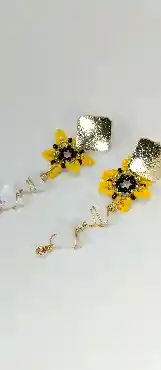 Arete Flor Combinado