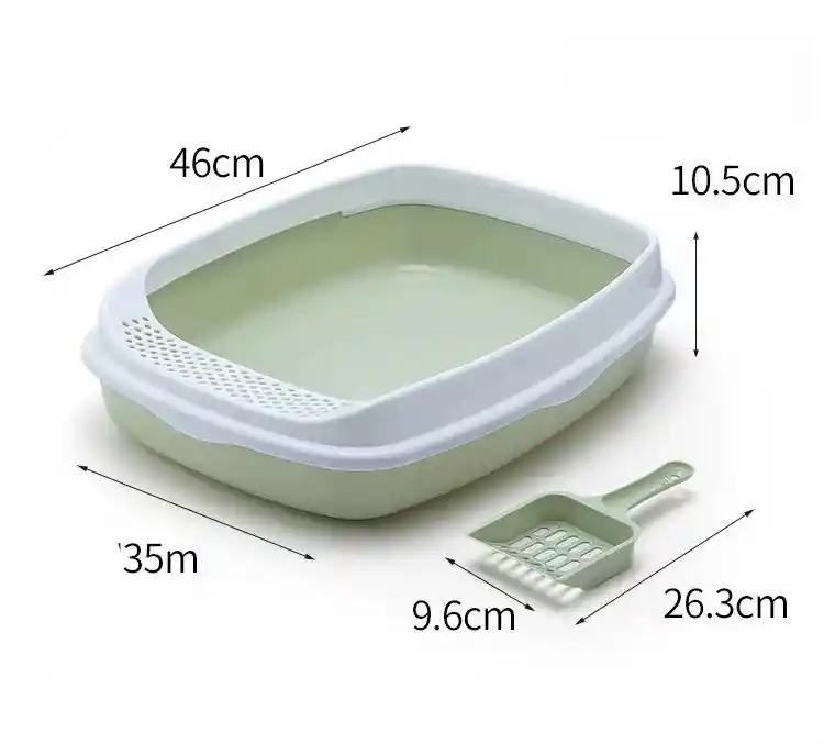 Arenera Para Gato Sencilla Con Pala Colores Surtidos