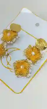 Arete Flor Doble