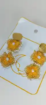 Arete Flor Doble