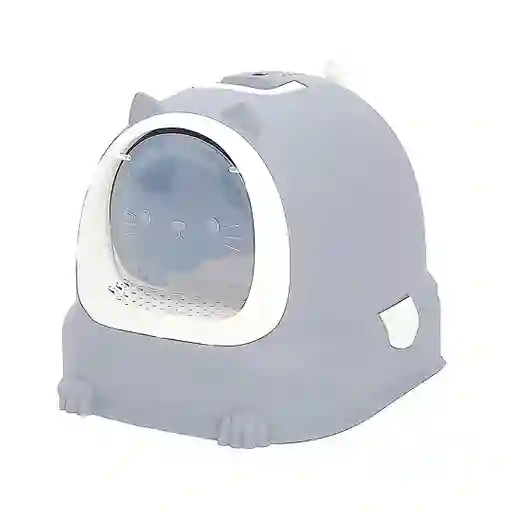 Arenero Gato Moderno Pala Filtro Cernidor Bandeja Deslizable Forma De Gato