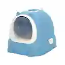 Arenero Gato Moderno Pala Filtro Cernidor Bandeja Deslizable Forma De Gato