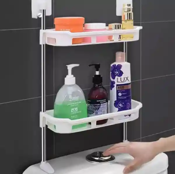 Organizador Para Baño 2 Niveles Para Sobreponer En Inodoro