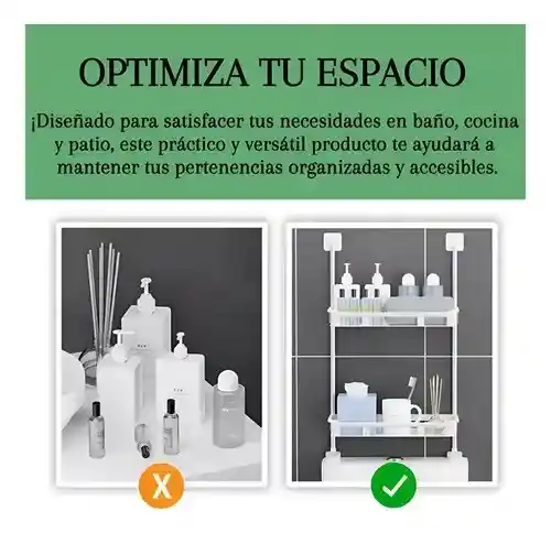 Organizador Para Baño 2 Niveles Para Sobreponer En Inodoro