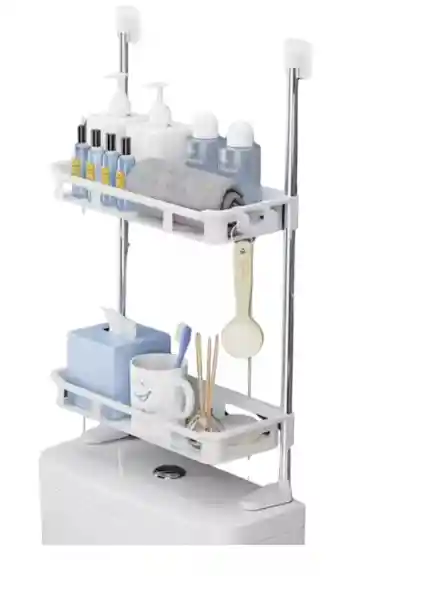 Organizador Para Baño 2 Niveles Para Sobreponer En Inodoro